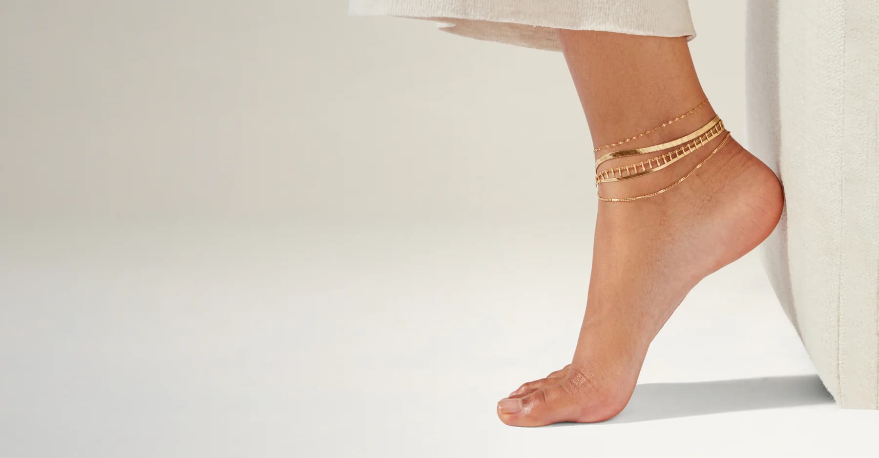 Pre-Styled Anklets